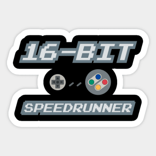 16-Speedrunner Sticker